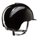 Kask KEP Smart Polish - czarny z beżowymi paskami