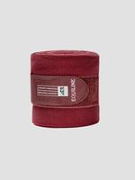 Komplet polarowych bandaży Equiline Polo - bordowe