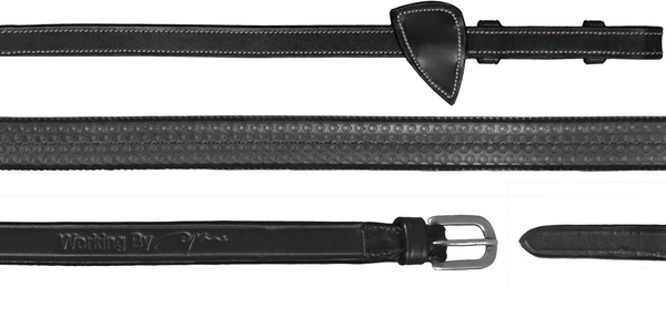 Gumowe wodze 5/8" Dy'on Working - czarne