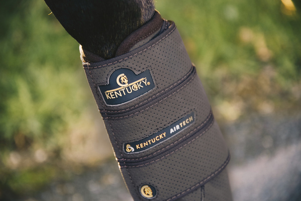  Kentucky ochraniacze na przednie nogi Eventing Air Tech - brązowe