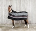 Osuszająca derka Kentucky Heavy Fleece Rug Square Stripes - granatowa