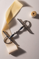 Velari wędzidło Full Cheek Bit Double Jointed Sweet Iron 14 mm
