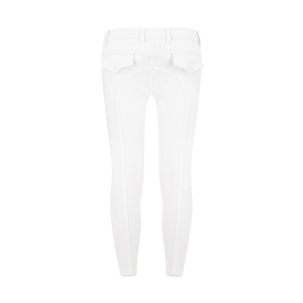 Chłopięce bryczesy z lejem kolanowym Kentucky Mexico - białe