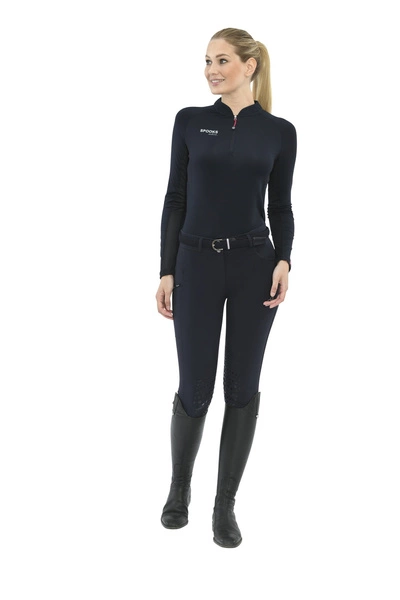 Techniczna koszulka treningowa Spooks Corah Longsleeve - granatowa