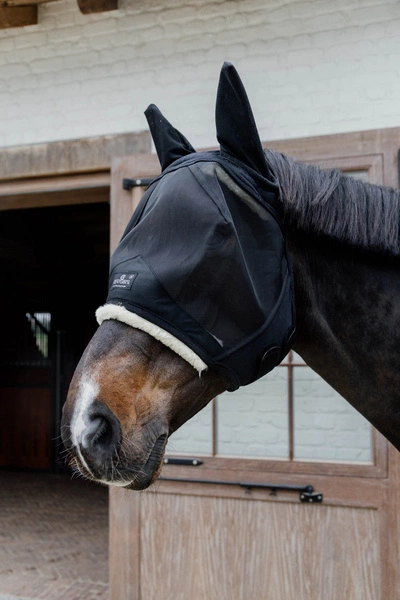 Kentucky maska na owady Skin Friendly - z uszami czarna