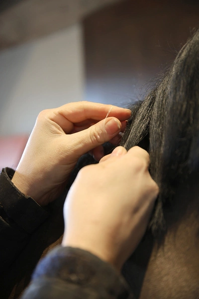 Gumki do grzywy czarne 1500 szt. - Kentucky Grooming Deluxe