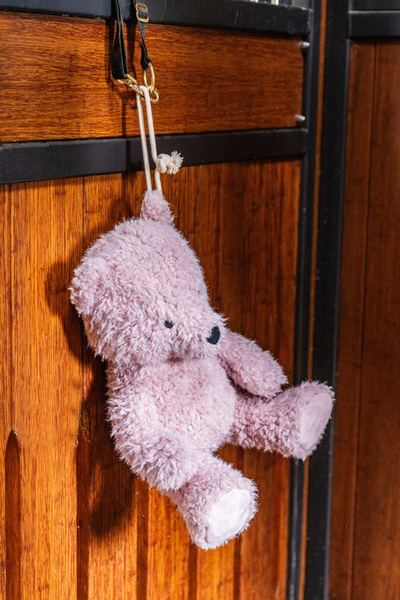 Kentucky zabawka do boksu Bear - pudrowy róż