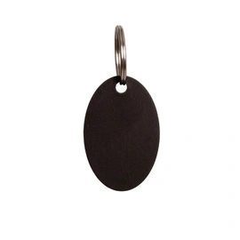 Kentucky zawieszka Oval do grawerowania - czarna