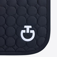 Czaprak Circle Quilted Jumping Saddle Pad - granatowy