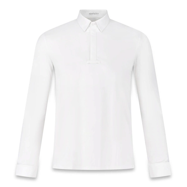 Męska koszula konkursowa z długim rękawem Kentucky Classic - biała