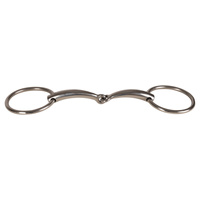 Velari wędzidło Snaffle Single Jointed Loose Ring Stainless Steel 14 mm