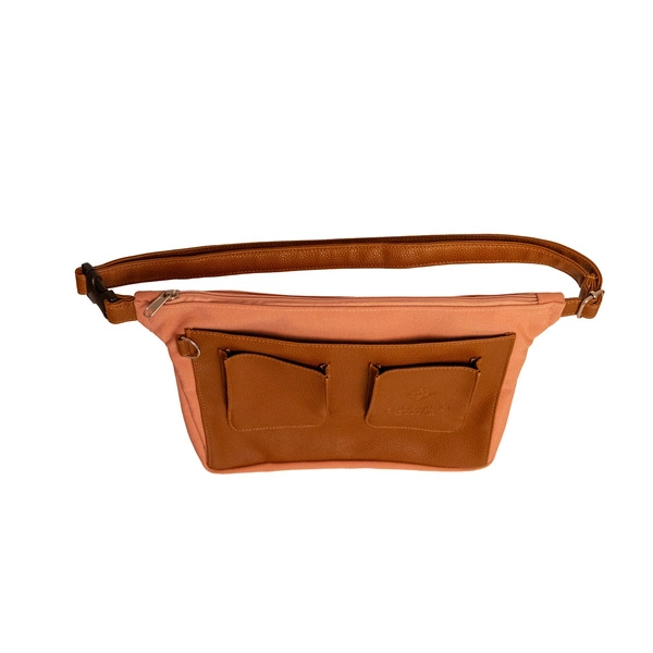 Torba Bag Canvas Kentucky Grooming Deluxe - brąz/pudrowy róż