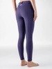 Legginsy z wysokim stanem Equiline Steref - ciemny fiolet