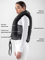 Kamizelka ochronna wybuchowa Equiline Airbag ÉCLAIR - czarna