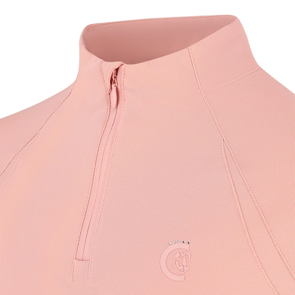 Dziewczęca koszula treningowa Kentucky Madrid z długim rękawem - pudrowy róż