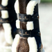 Kentucky ochraniacze Sheepskin Tendon Elastic - czarne