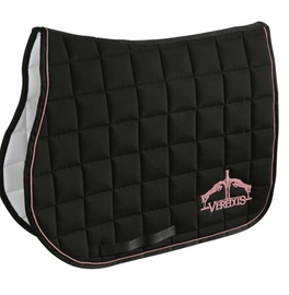Veredus czaprak skokowy Saddlecloth Microfiber Jumping - czarny/jasny róż