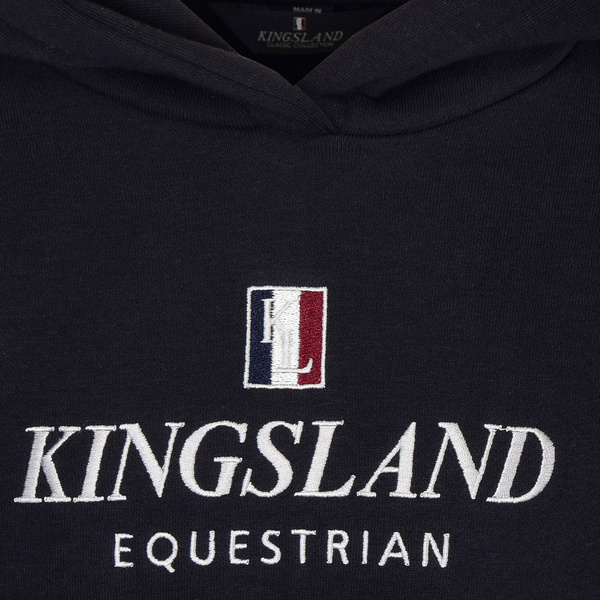 Bluza dziecięca Kingsland Classic Junior Hoodie - granatowa