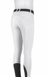 Bryczesy Equiline modelujące sylwetkę X-Shape z pełnym lejem X-Grip - białe