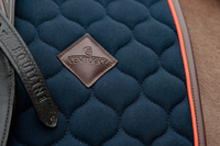 Kentucky czaprak Onion Quilt Neon Leather - granatowy