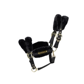 Kentucky kantar podszyty futrem Soft - czarny