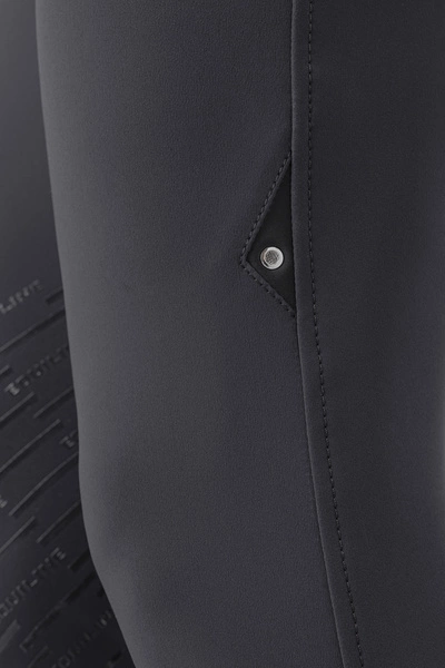 Męskie bryczesy Equiline Bartek z lejem kolanowym BX-TECH - szare