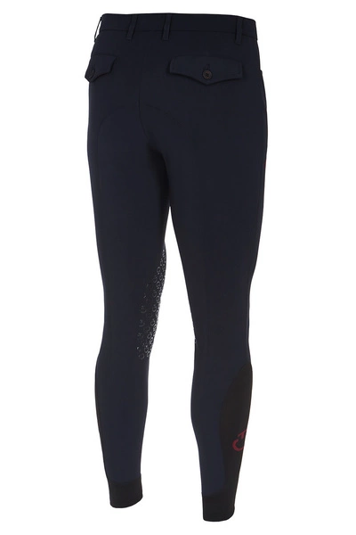 Męskie bryczesy Cavalleria Toscana New Grip System - granatowe