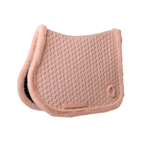 Kentucky czaprak Fake Fur Plaited Quilt - różowy