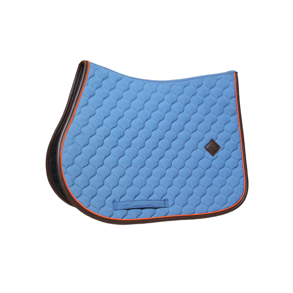 Kentucky czaprak Onion Quilt Neon Leather - niebieski