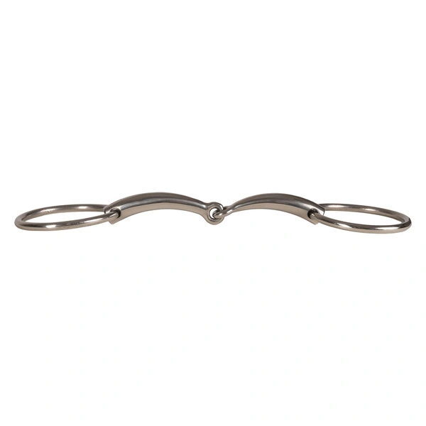 Velari wędzidło Snaffle Single Jointed Loose Ring Stainless Steel 14 mm
