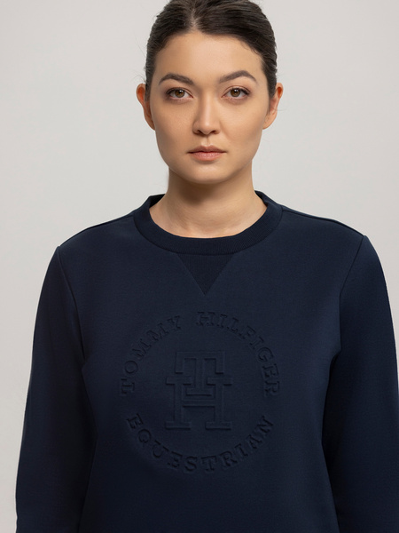 Bluza Tommy Hilfiger Illinois Graphik - granatowa