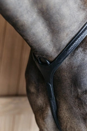 Skórzano-elastyczny napierśnik z plecionką Dy'on Bridge Breastplate New English