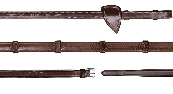 Gumowe wodze z 7 stoperami 1/2" Dy'on US Jumping