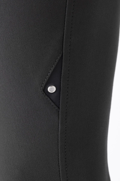 Męskie bryczesy Equiline Willow lej kolanowy X-Grip - czarne