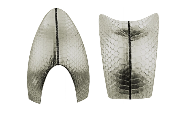 Panele KEP 2.0 Textile Snake Silver - przód + tył