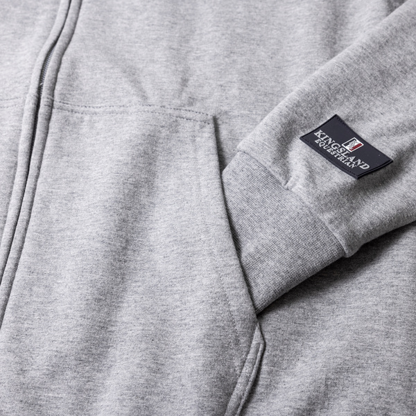 Bluza Kingsland Classic Unisex Sweat Jacket - szara