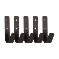 Kentucky wieszak Small Hook Matt - czarny - 5 sztuk