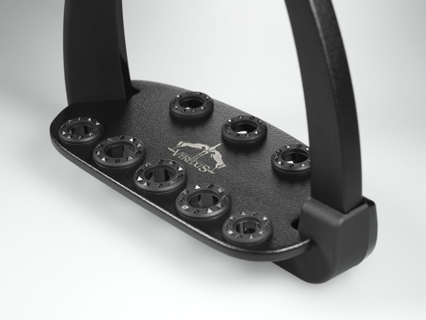 Strzemiona Veredus Vita Stirrup Steel1 Dark - czarne