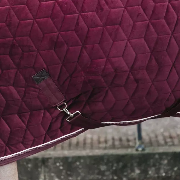 Kentucky derka stajenna Velvet 160g - bordowa