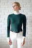 Koszula konkursowa Fleur de Lys Equestrian Holly - ciemna zieleń