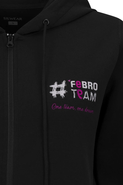 Bluza rozpinana #FebroTeam - czarna