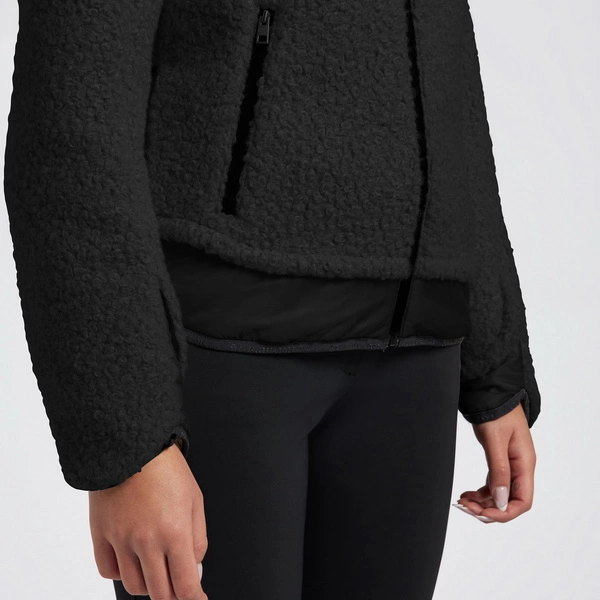 Bluza polarowa Cavalleria Toscana CT Teddy Bear Fleece - czarna