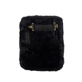 Kentucky Chest Expanders Vegan Sheepskin z 1 klamrą - czarny