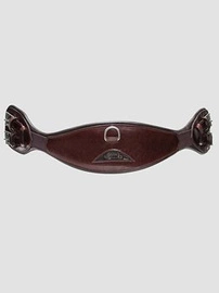 Anatomiczny popręg ujeżdżeniowy z elastyczną wstawką Equiline - brązowy