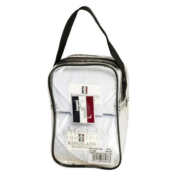 Owijki Kingsland Classic Elastic 2 szt. - białe