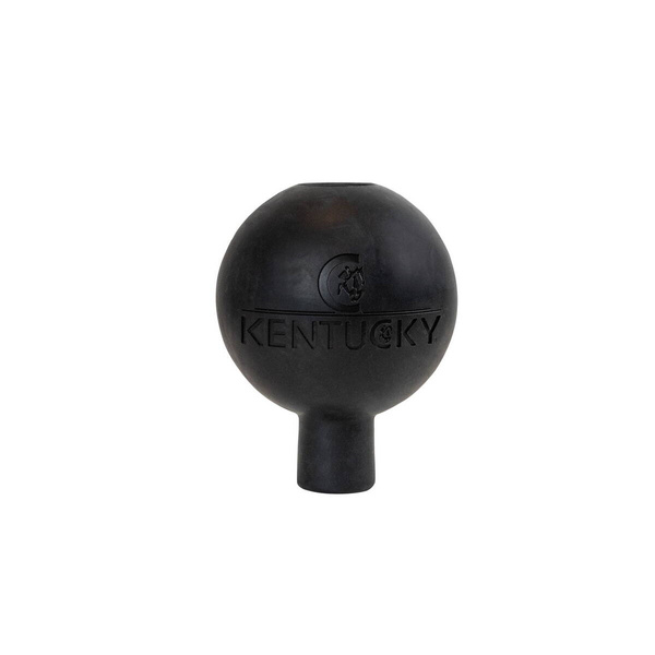 Kentucky Rubber Ball Protection - gumowa kula ochronna do uwiązów i ściany - czarna