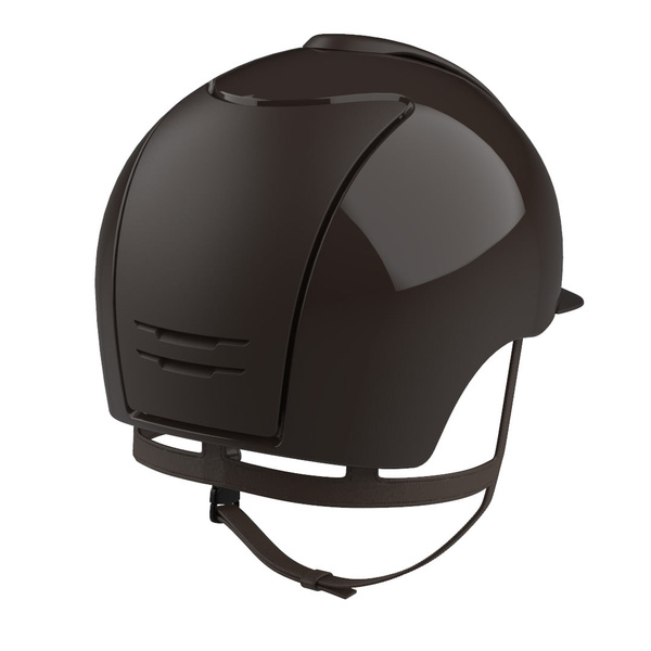 Kask KEP Cromo 2.0 Polish/Textile - brązowy z brązowymi paskami