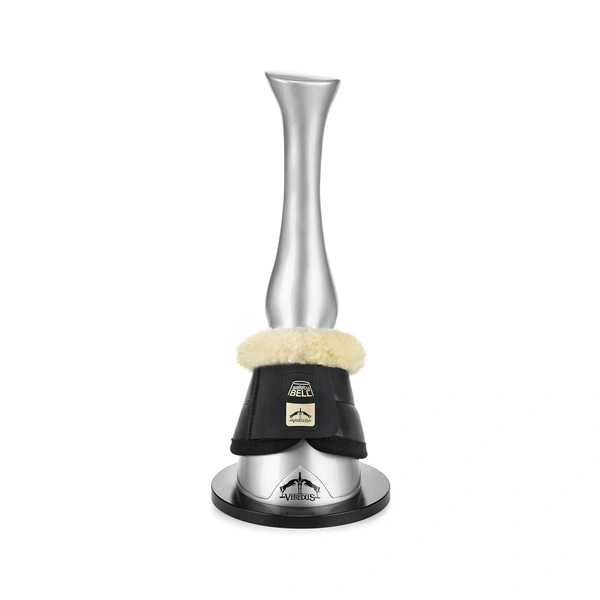 Veredus kalosze Safety-Bell Save The Sheep z naturalnym futrem - czarne