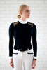 Koszula konkursowa Fleur de Lys Equestrian Ruby - granatowa