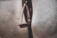 Strzemiona Veredus Vita Stirrup Steel1 - bordowe